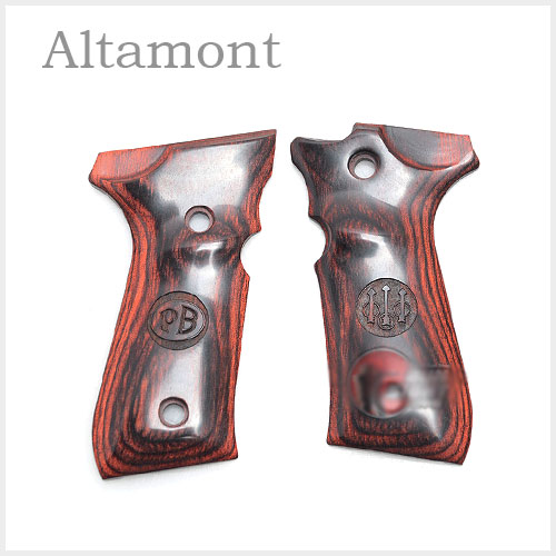 [Altamont] Beretta M92F Ultima Rose Wood Grip- 리얼각인