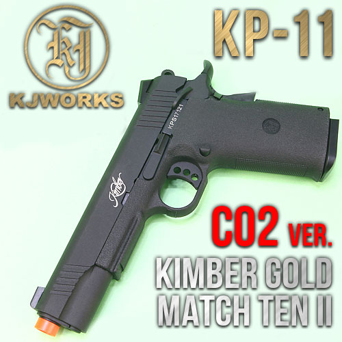 KJW Kimber Gold Match Ten II Full Metal Co2 Ver.핸드건/ KP-11