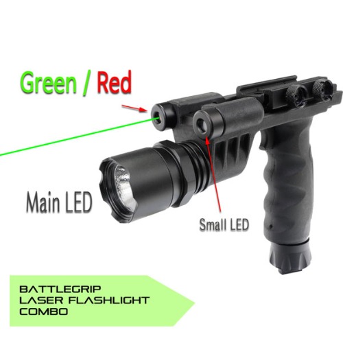 Battlegrip Laser Flashlight Combo / Red or Green / 레이져 그립