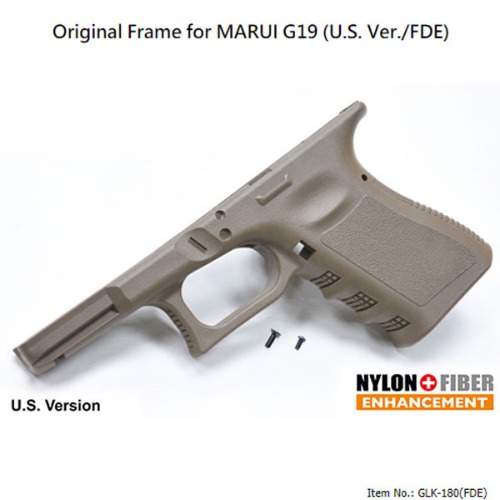 가더社 Original Frame for MARUI G19 (U.S. Ver./Black/FDE) /마루이 오리지널 프레임@d