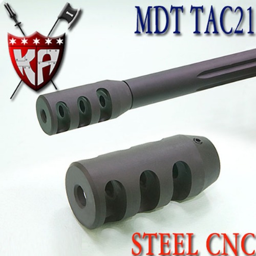 MDT TAC21 Flash Hider / Steel CNC / 소염기