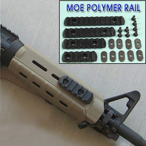 MOE Polymer Rail Set/ 폴리머 레일 세트(BK/TAN)