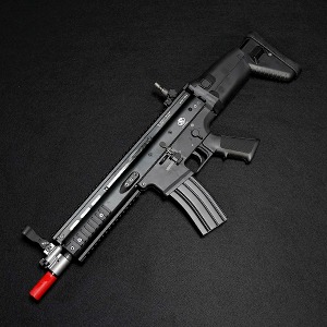 [건스토리 특가10%] WE CYBERGUN FN SCAR-L Black Ver. 가스블로우백 / 라이센스 버젼(정가 690,000원)