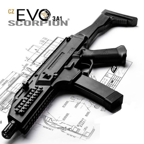 ASG社 Scorpion EVO-3A1 전동건(전자회로 탑제 &amp; 볼트 스톱)