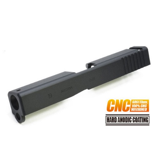 가더社 Aluminum CNC Slide for MARUI Glock19 (Black)