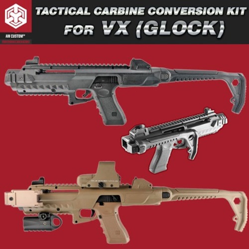 [매장입고-블랙/탄색] Tactical Carbine Conversion Kit - VX Series (Glock) /컨버젼 키트