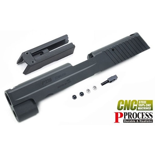 가더社 Steel CNC Slide Set for MARUI P226/E2 (Black/Early Ver. Marking)/ CNC 메탈 슬라이드 세트
