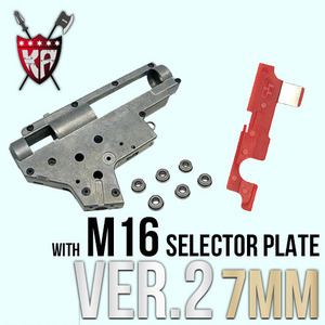 kingarms. Ver.2 7mm Bearing Gearbox with M16 Selector Plate