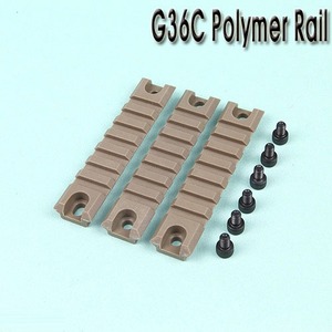 [ARMY] G36C Polymer Rail  /레일 /BK TAN OD @t