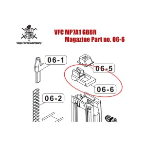 VFC MP7A1 GBBR Magazine Part no. 06-6 / 비비립 @