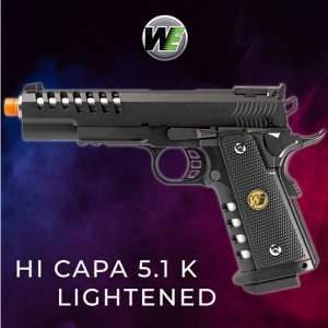 WE Hi-Capa 5.1K Lightened Full Metal Ver. 핸드건  (사은품 패키지)