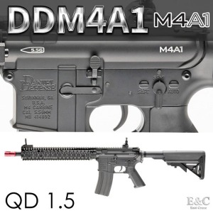[Q.D1.5] E&amp;C DD M4A1 풀메탈 전동건 (퀵스프링 체인지)