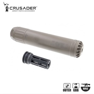 Crusader OSS Style EL-QD 762 SDMR Silencer (M110A1 SDMR style) /소음기