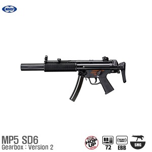 MARUI MP5 SD6 BK 블로우백 전동건 EBB