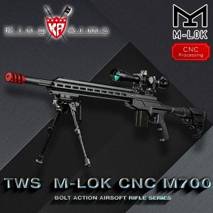 KINGARMS TWS M-LOK CNC M700 가스블로우백