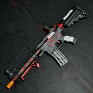 INF M4 Red Skeleton Edition 풀메탈 전동건 (전자트리거 &amp; CNC Gear set)