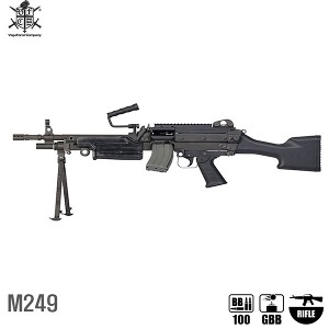 VFC M249 GBBR BK 가스 블로우백