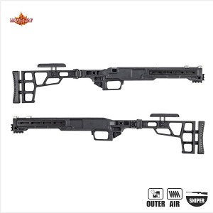 Maple Leaf Lower Receiver(BK) for MLC-S2 Bolt Action Sniper Rifle / 하부 리시버